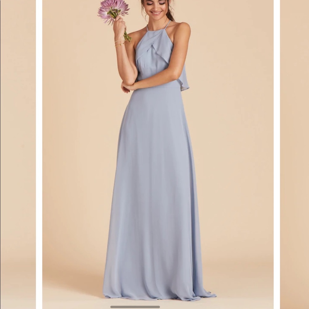 Birdie Grey Dusty blue dress (hemmed for petite sizing!)